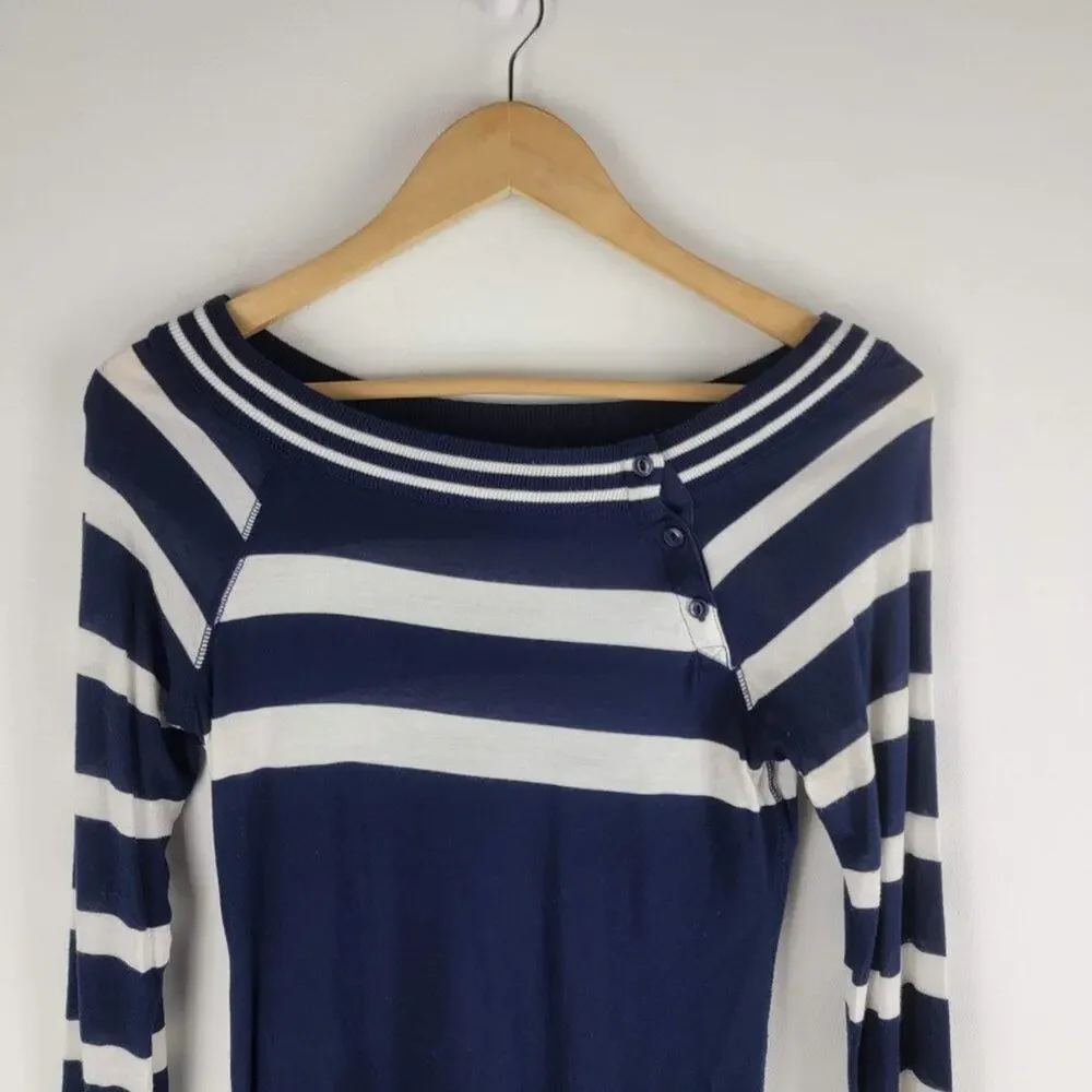 Ralph Lauren kids fitted dress sz M (8-10) blue striped